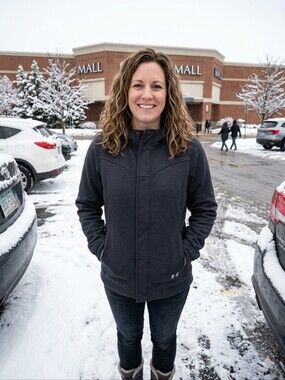 Under Armour COLDGEAR Thermal Women's Small Charcoal Full Zip W Hood